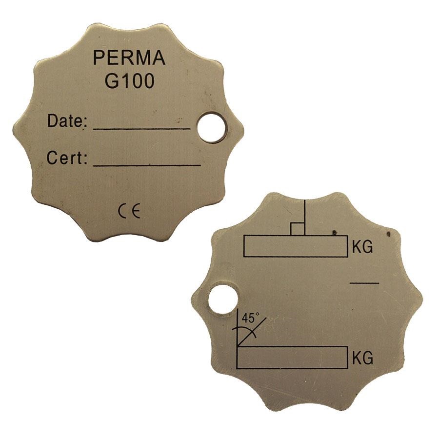 Merkebrikke Perma, Grade 100 - Aluminium